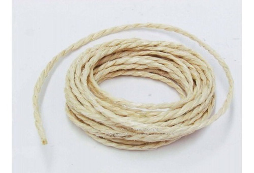 Corda De Sisal 100 Mts 6mm Artesanato, Arranhador Gatos, Etc