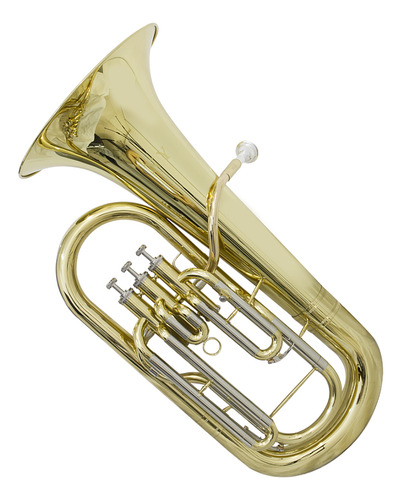 Bombardino Euphonium 3 Pistos Ep200 Laqueado C Case New York