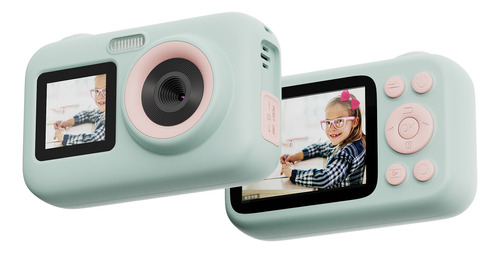 Cámara Digital Para Niños, Cámara Vieja, Doble Selfie Para N
