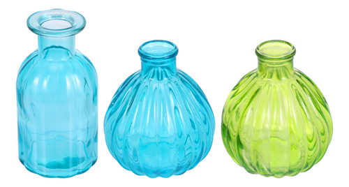 Miniflorero Decorativo Para Botellas De Vidrio, 3 Unidades