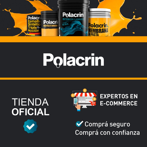 Imagen 3 de 10 de Membrana Blanca Frentes Y Muros Techos X 4 Litros Polacrin