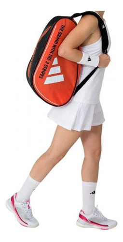 Bolso Paletero adidas Control Padel Color Orange 3.4 2025 Color Naranja