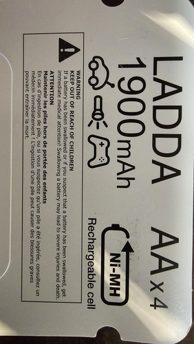 Paquete 4 Baterías Recargables Ikea Doble Aa, 1900mah