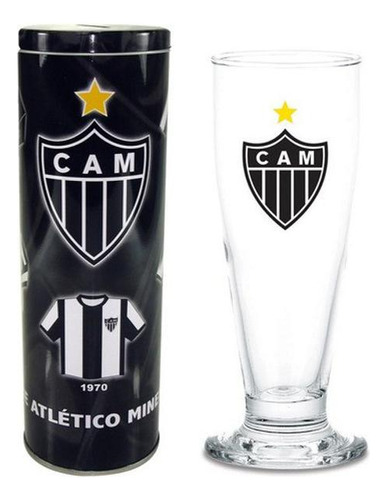 Copo Chopp Cerveja 300 Ml Com Lata Cofre Atlético Mineiro