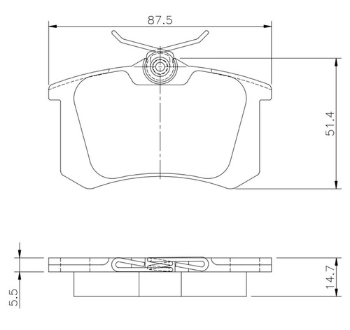 Kit Pastilha Freio + Disco Traseiro Audi A3 Bora Golf Beetle