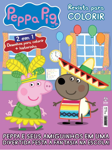 Peppa Pig Revista Para Colorir, de  On Line a. Editora IBC - Instituto Brasileiro de Cultura Ltda, capa mole em português, 2020