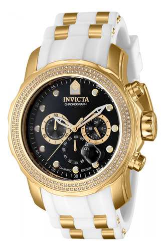 Reloj Para Hombres Invicta Pro Diver 37995 Oro Blanco