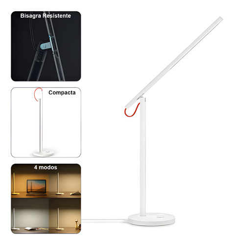 Xiaomi Mi Led Desk Lámpara Escritorio Smart Lectura Blanco