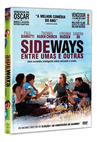 Dvd Sideways Entre Umas E Outras Original (lacrado)