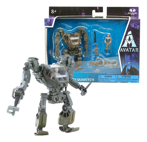 Avatar Amp Suit And Colonel Miles Quaritch 10cm Mcfarlane (Usado)