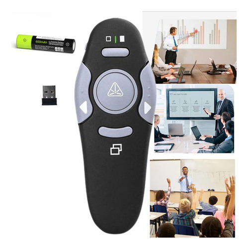 Apresentador Slide Apontador Laser Controle Sem Fio