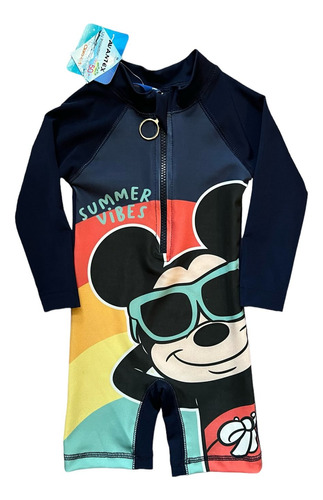 Malla Tipo Body P/pileta C/prot. Solar Uv 50 Disney Mickey 