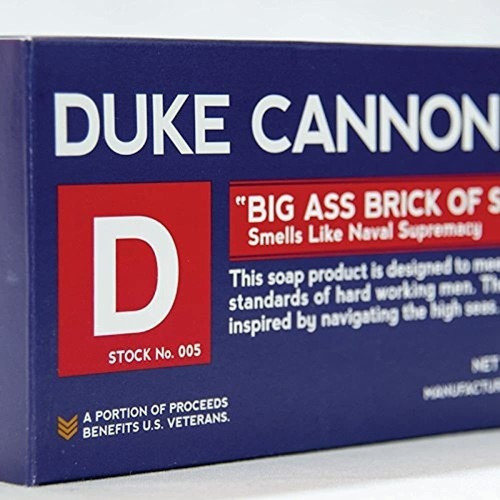 Duke Cannon Big Ass Bar De Jabon Para Hombres, Supremacia