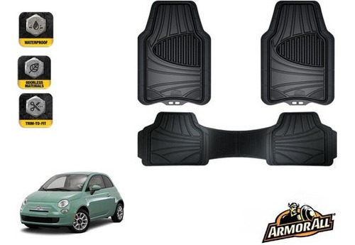 Kit Tapete Negros Uso Rudo Fiat 500 1.4t 2014 Armor All