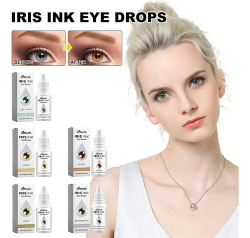 Gotas Para Ojos Que Cambian De Color De 10 Ml, Seguras Y Sua