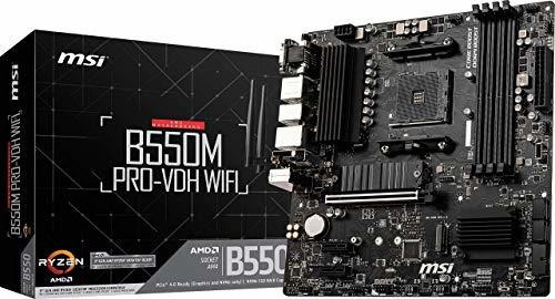 Tarjeta Board, Madre Para Placa Base Msi B550m Pro-vdh Wifi  (Reacondicionado)