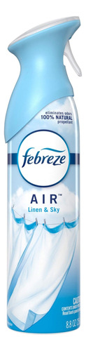 Ambientador En Spray Febreze Air Mist Lino Y Cielo 250g.