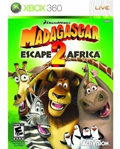 Videojuego Madagascar: Escape 2 Africa Xbox 360