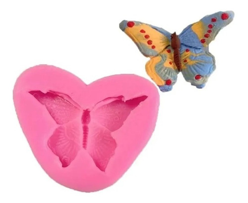 Molde Silicona Mariposas Ii Porcelana Fría/resina/fondant