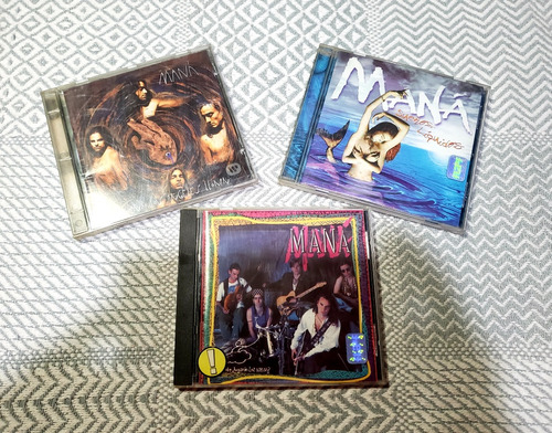 Cd De Maná  Pack De 3 Albumes : Sueños Líquidos, Cuando Los 