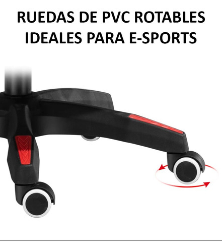 Silla Gamer Alpina Ergonómica Giratoria Reclinable premium