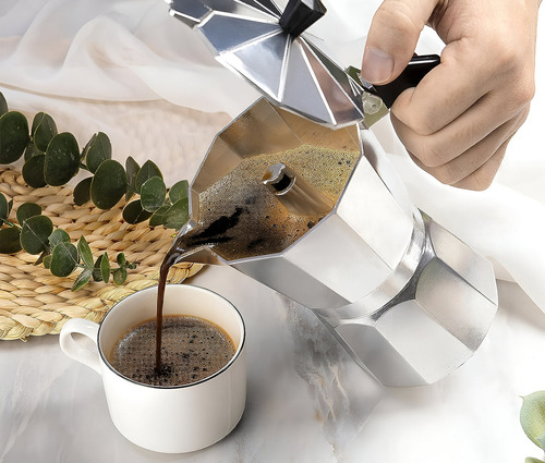 Cafetera Italiana Greca 6 Tazas Cafe Portatil Grecas Coffe Cafetera Espresso Italiana Cafetera Italiana Moka Espresso Greca Italiana De Aluminio 6 Tazas