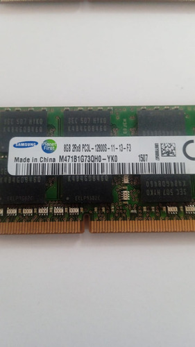 Memoria De Laptop 8gb Ddr3 Samsung Pc3l 12800 (Reacondicionado)