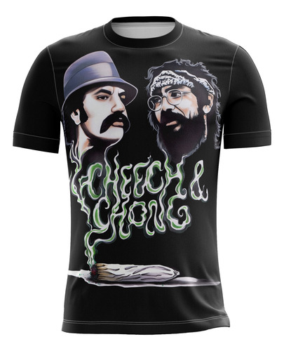 Camisa Cheech E Chong Queimando Tudo
