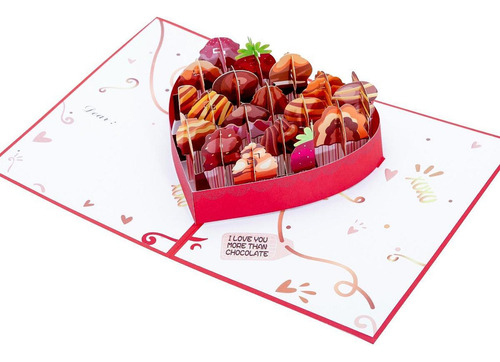 Tarjeta De Valentín, Tarjetas De Felicitación Chocolate