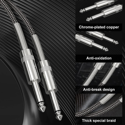 Cable De Audio Estéreo De Pulgadaa Pulgada Paquete De 2 Unid