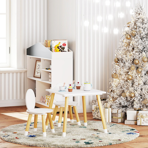 Utex Juego De Mesa Para Niños Con 2 Sillas Para Niños Color