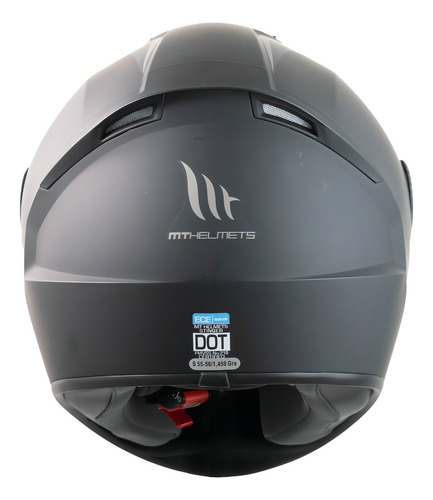 Casco Mt Helmets Solid A1 Ff10b Stinger Negro Mate Para Moto