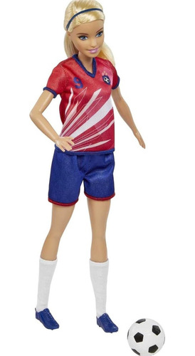 Barbie Futbolista. Serie You Can Be. Original Mattel. 