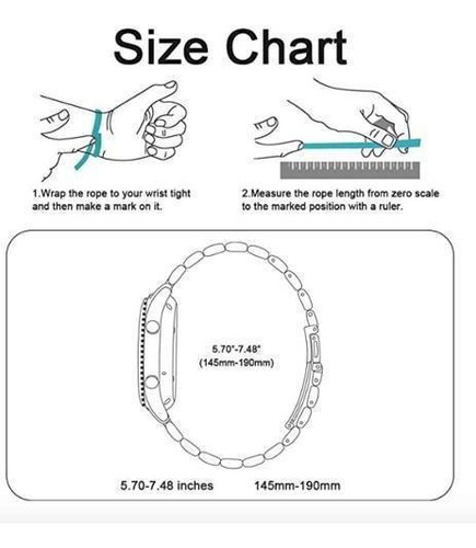 Imagem 4 de 5 de Pulseira Aço No Gap P/ Samsung Galaxy Gear S3 Trummir Preta