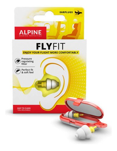 Alpine Flyfit - Tapones Para Los Oídos Para Aliviar La Pres
