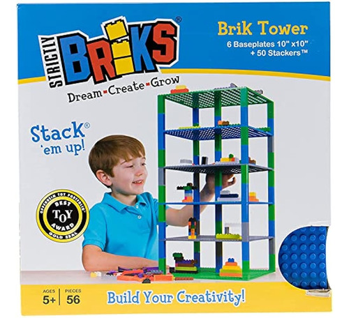 Placas Base Clásicas Brik Tower De 10  X 10  De Strictly Bri