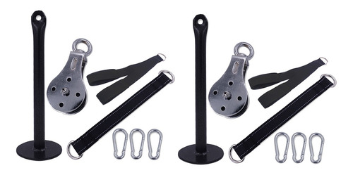 2set Fitness Polea Sistema De Cable Diy Gym Loading Pin