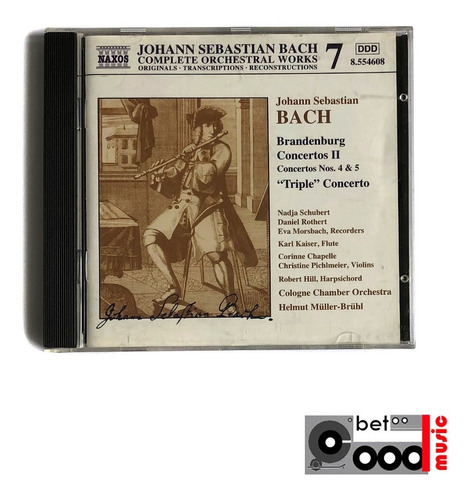 Cd Johann S. Bach - Complete Orchestral Works - Excelente