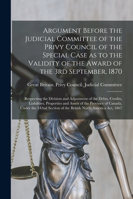 Libro Argument Before The Judicial Committee Of The Privy...