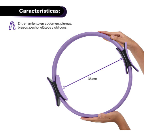 Kit Ejercicio Completo Tapete Ligas Resistencia Toalla Y Aro