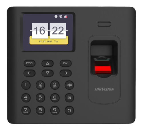 Terminal De Asistencia De Tiempo De Huellas Hikvision