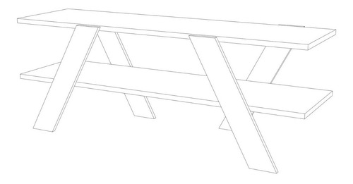 Mesa Para Lcd Led Moderna Living Rack Melamina Retira Hoy