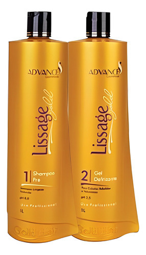 Escova Progressiva A Melhor - Zero Formol Lissage Gold Hair 