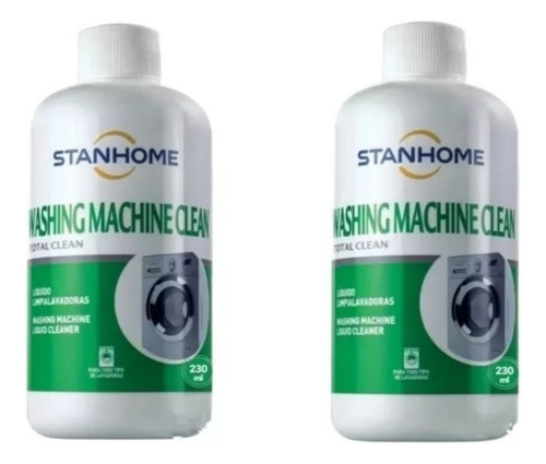 Limpiador Para Lavadoras Stanhome Washing Machine Clear 2pza