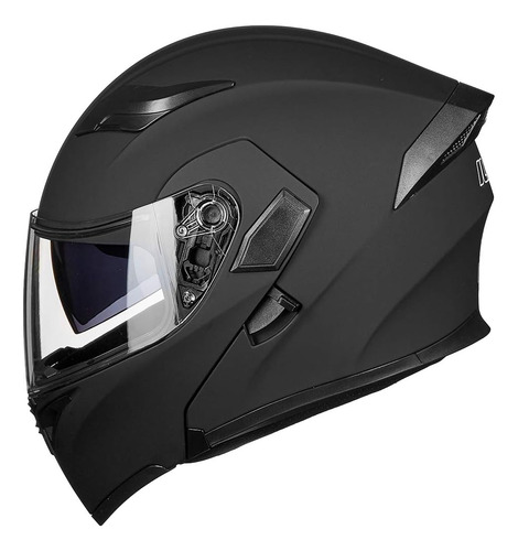 Casco De Moto Ilm, Con Doble Visera Y Ventilacion Aas