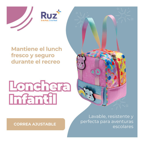 Lonchera Infantil Care Bears 4 L Multicolor