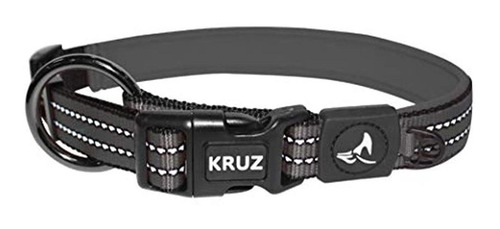 Kruz Pet Heavy Duty O-ring Collar Acolchado De Neopreno Suav