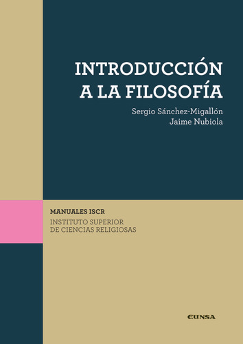 Introduccion A La Filosofia (iscr) - Sergio Sánchez-miga...