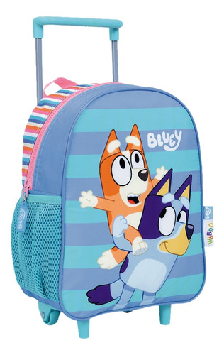 Mochila Bluey Original Con Carrito 