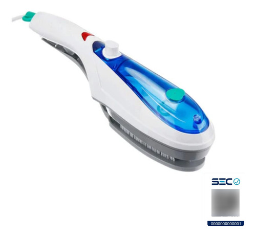 Plancha Vapor Vertical Portátil Cepillo - Color Blanco
